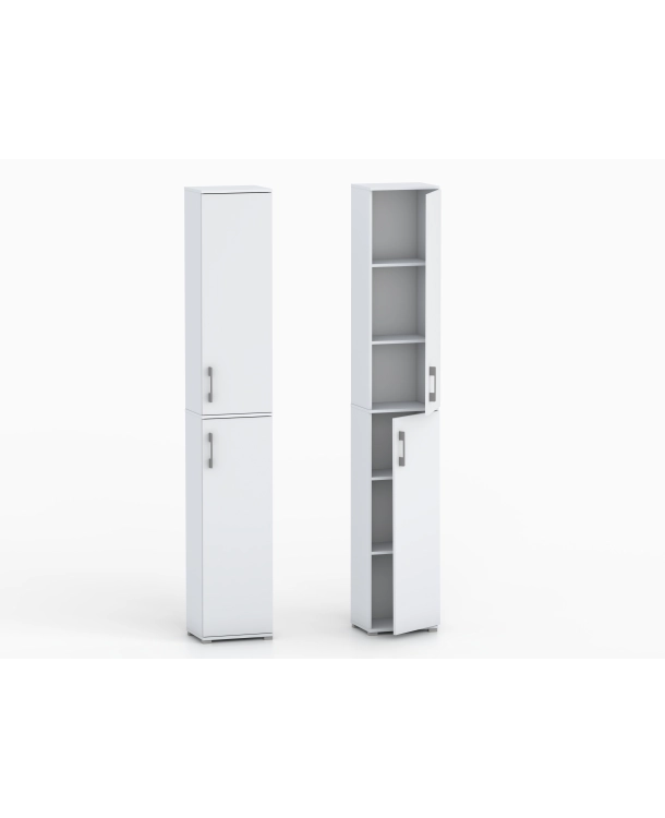 Szafa biurowa Pola 215 - 2D 30 cm biała.